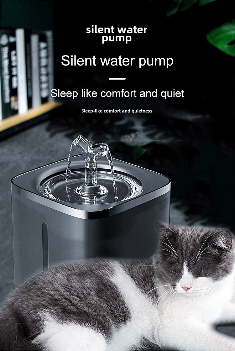 Fuente cuadrada para mascotas 2L (Modelo WF070)