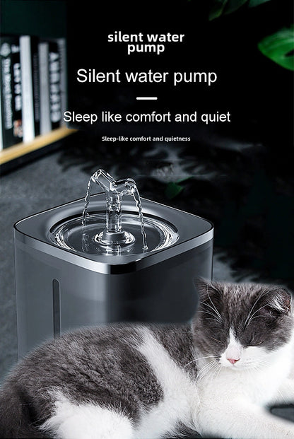 Fuente cuadrada para mascotas 2L (Modelo WF070)