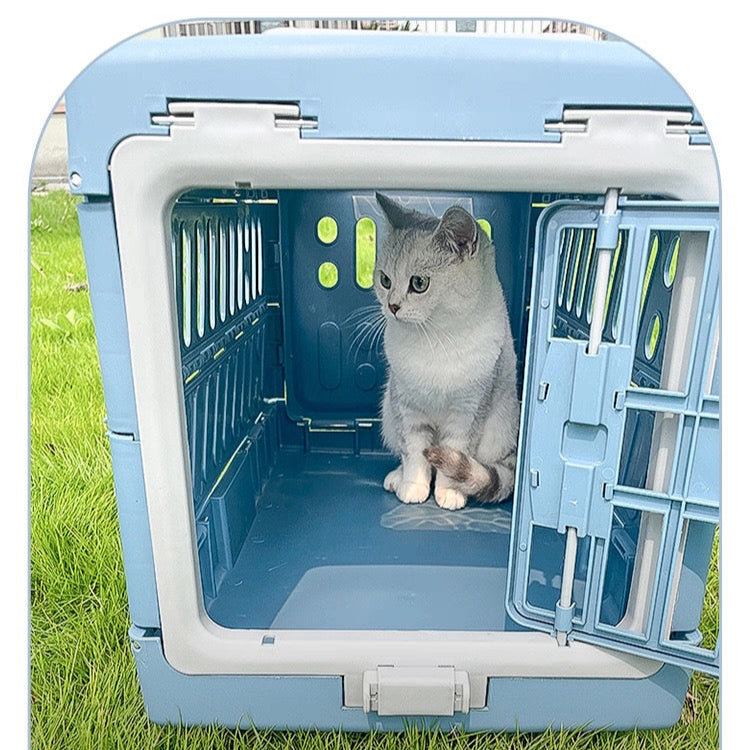 Kennel plegable para mascotas 48*30*32cm (Hasta 35lbs)