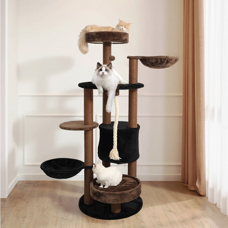 Torre de gato AQ082 Gris oscuro