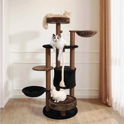Torre de gato AQ082 Gris oscuro