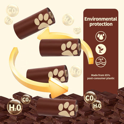 Bolsas biodegradable aroma a leche para desecho