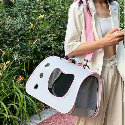 Bolso de hombro transportador diseño de gatito