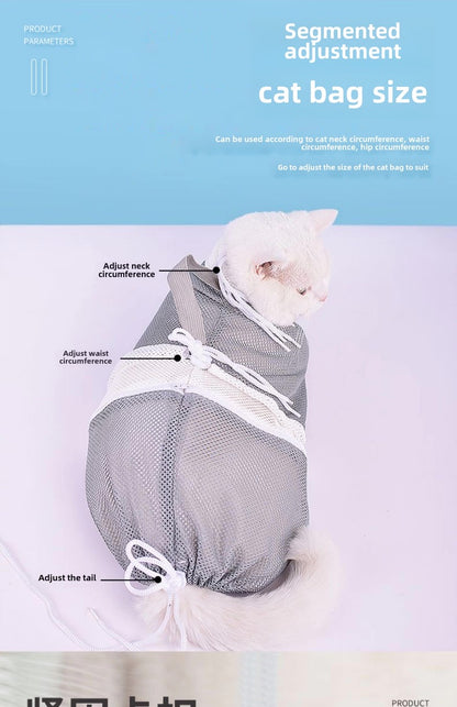 Malla para baño, corte de uñas, limpieza de oído etc de mascotas MODELO #2