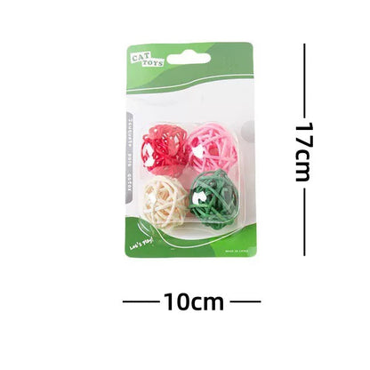 Juguetes para gatos pack de pelotas