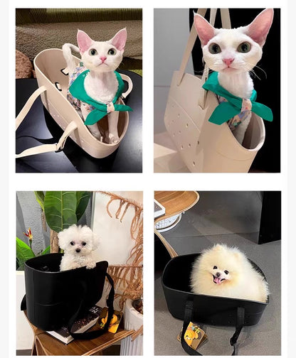 Bolso de hombro para mascotas de plástico hasta 8KG