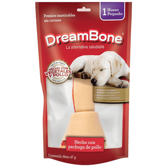 Snack para Perro DreamBone: Hueso Pequeño, sabor a pollo 47g