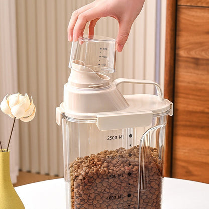 Contenedor de alimento hermético transparente (2L y 3L)