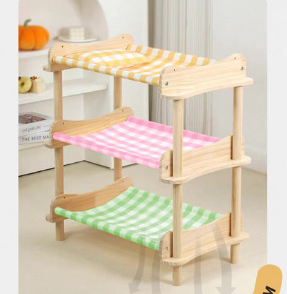 Cama de dos y tres niveles para gatos
