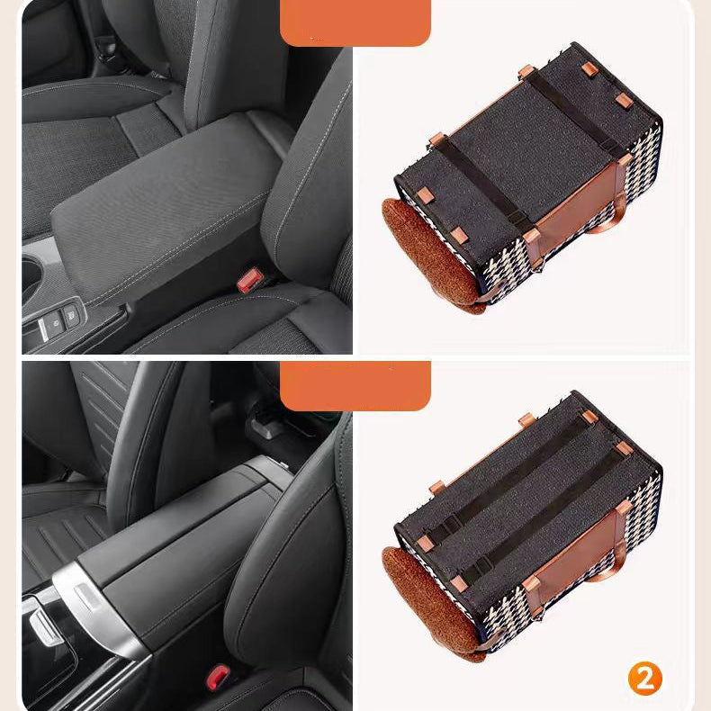 Asiento de auto central de cuadro chocolate #1103
