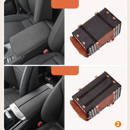 Asiento de auto central de cuadro chocolate #1103