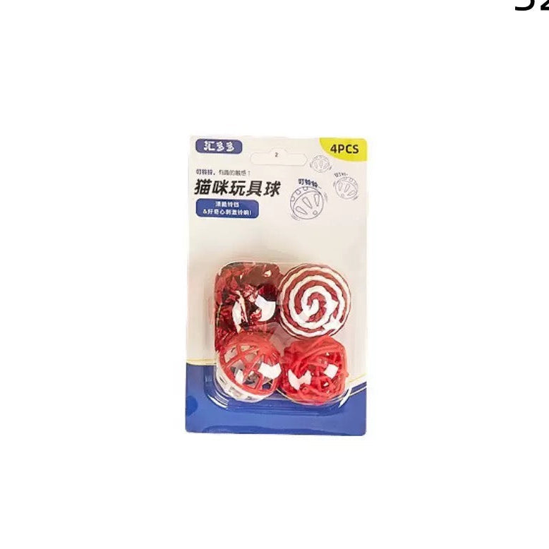 Juguetes para gatos pack de pelotas