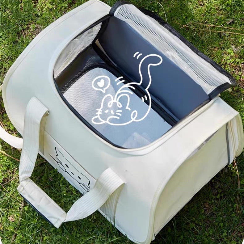 Bolso de hombro para transportar mascotas pequeñas (dos colores)