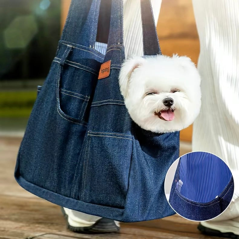 Bolso de hombro transportador de jean