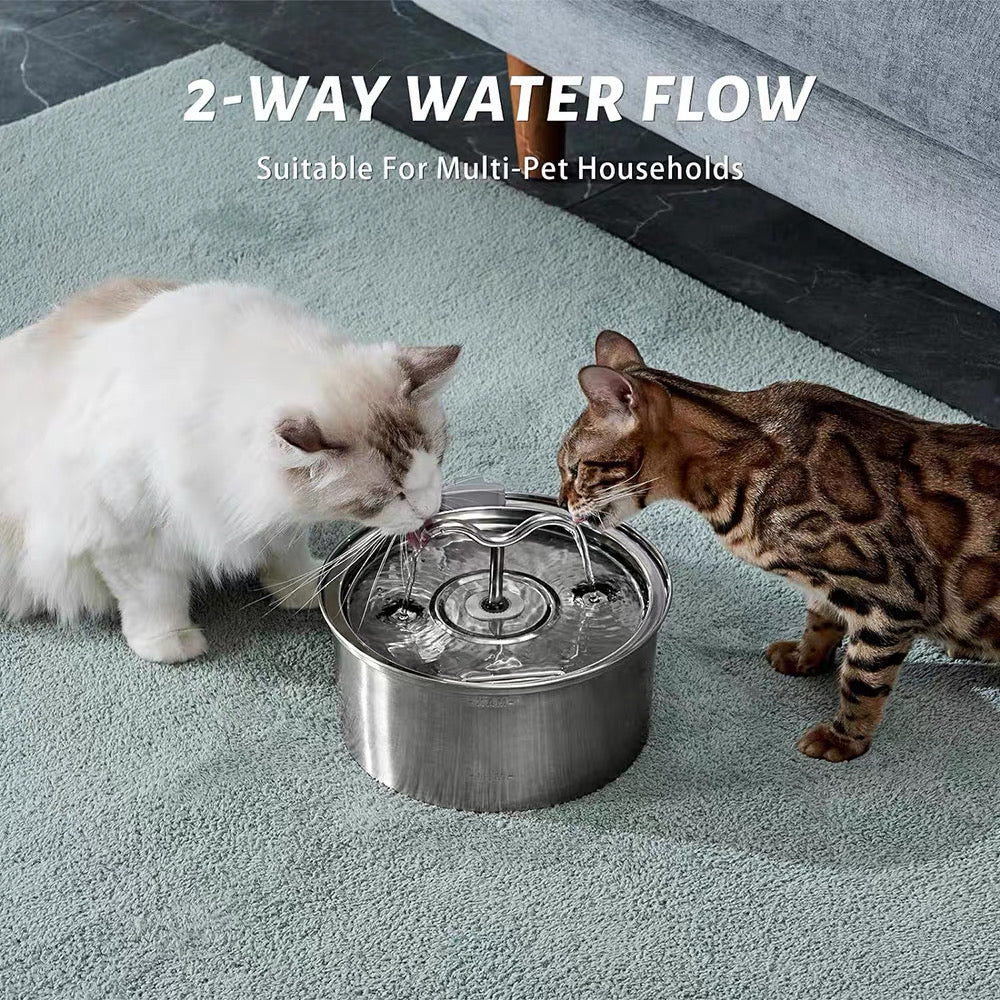 Fuente de acero para mascotas 3.2L FT600