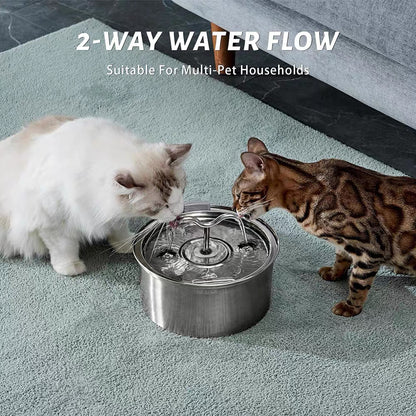 Fuente de acero para mascotas 3.2L FT600
