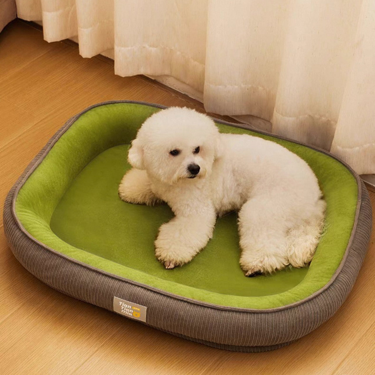 Cama para mascotas con tela suave y fácil de transportar 75*55cm