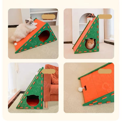 Rascador de fieltro RF05 forma triangular