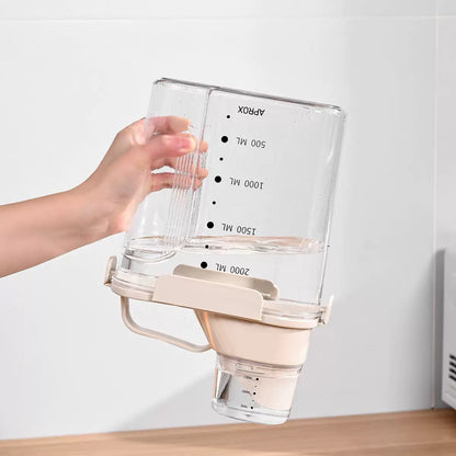 Contenedor de alimento hermético transparente (2L y 3L)
