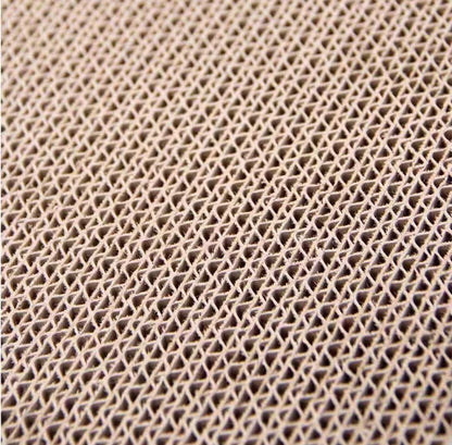 Rascador de cartón sencillo para gatos blanco