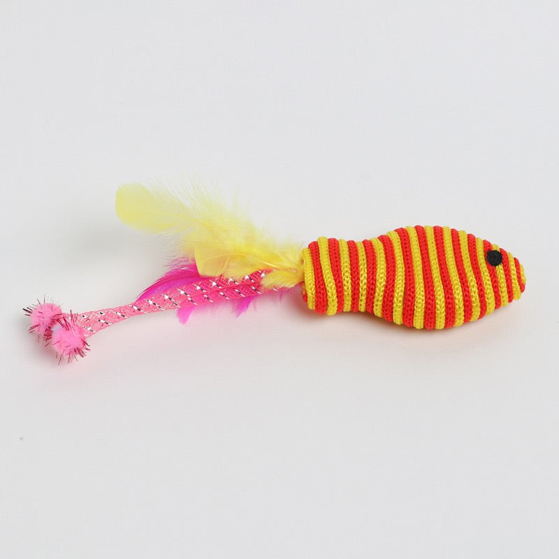 Juguete para gatos peces de cuerda