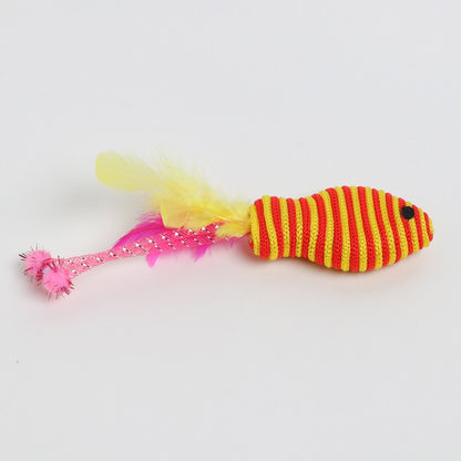 Juguete para gatos peces de cuerda