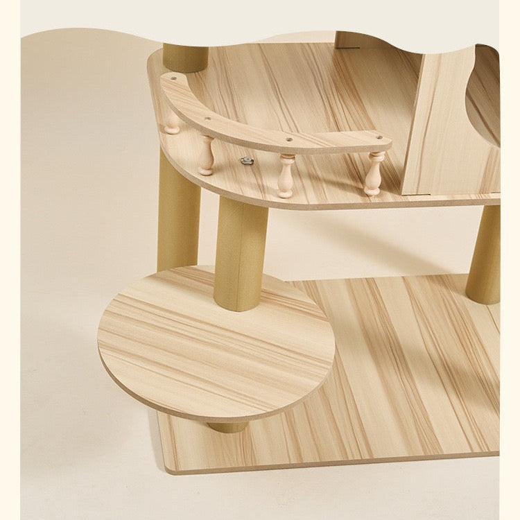 Torre para gatos de madera modelo Y36 (150cm altura)