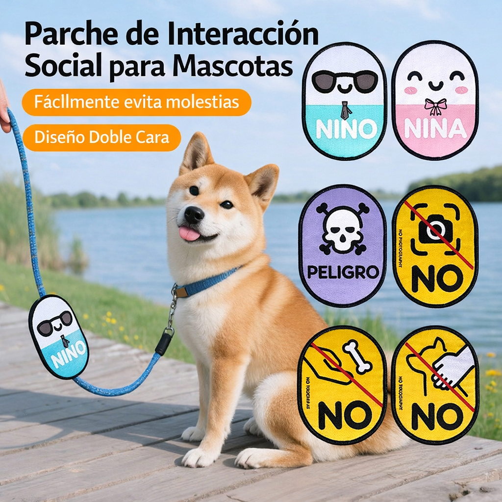 Parche/identificador para correa