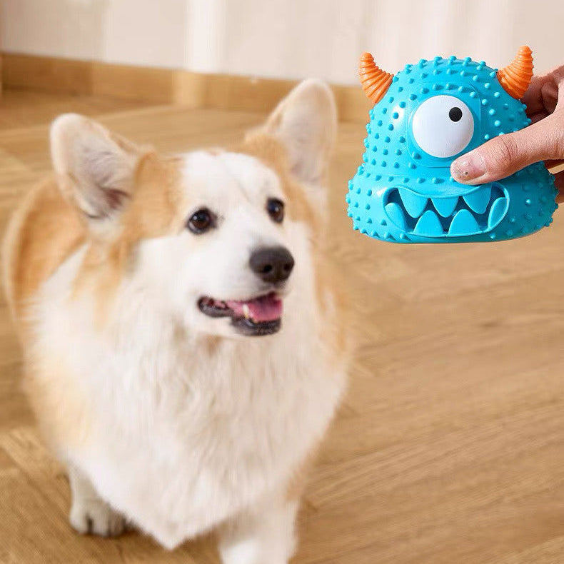 Juguete para perros de goma, limpieza dental