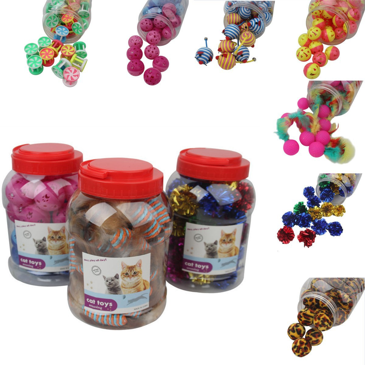 Juguetes para gatos variados 1un
