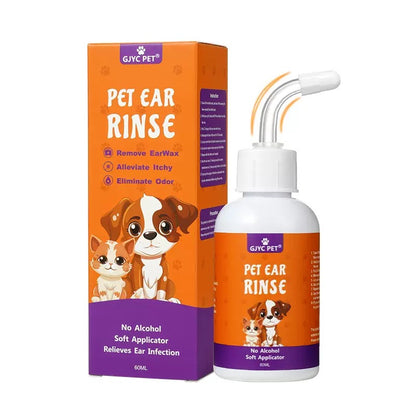 Limpiador de oídos líquido para mascotas 60ml (gatos y perros)
