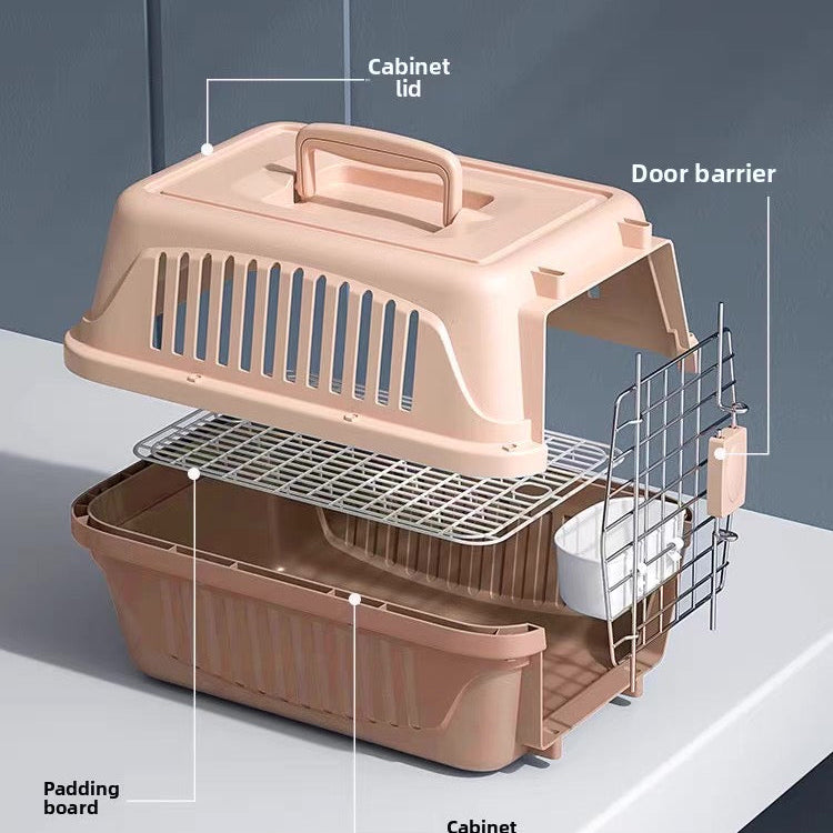 Kennel para mascotas negro 48*32*30cm