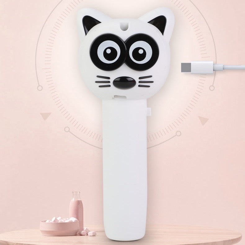 Juguete para gato interactivo lanzador de cuerda