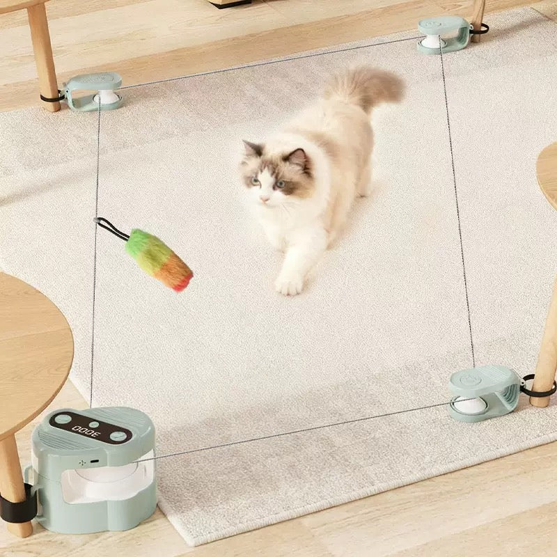 Juguete de gato interactivo de caza recargable