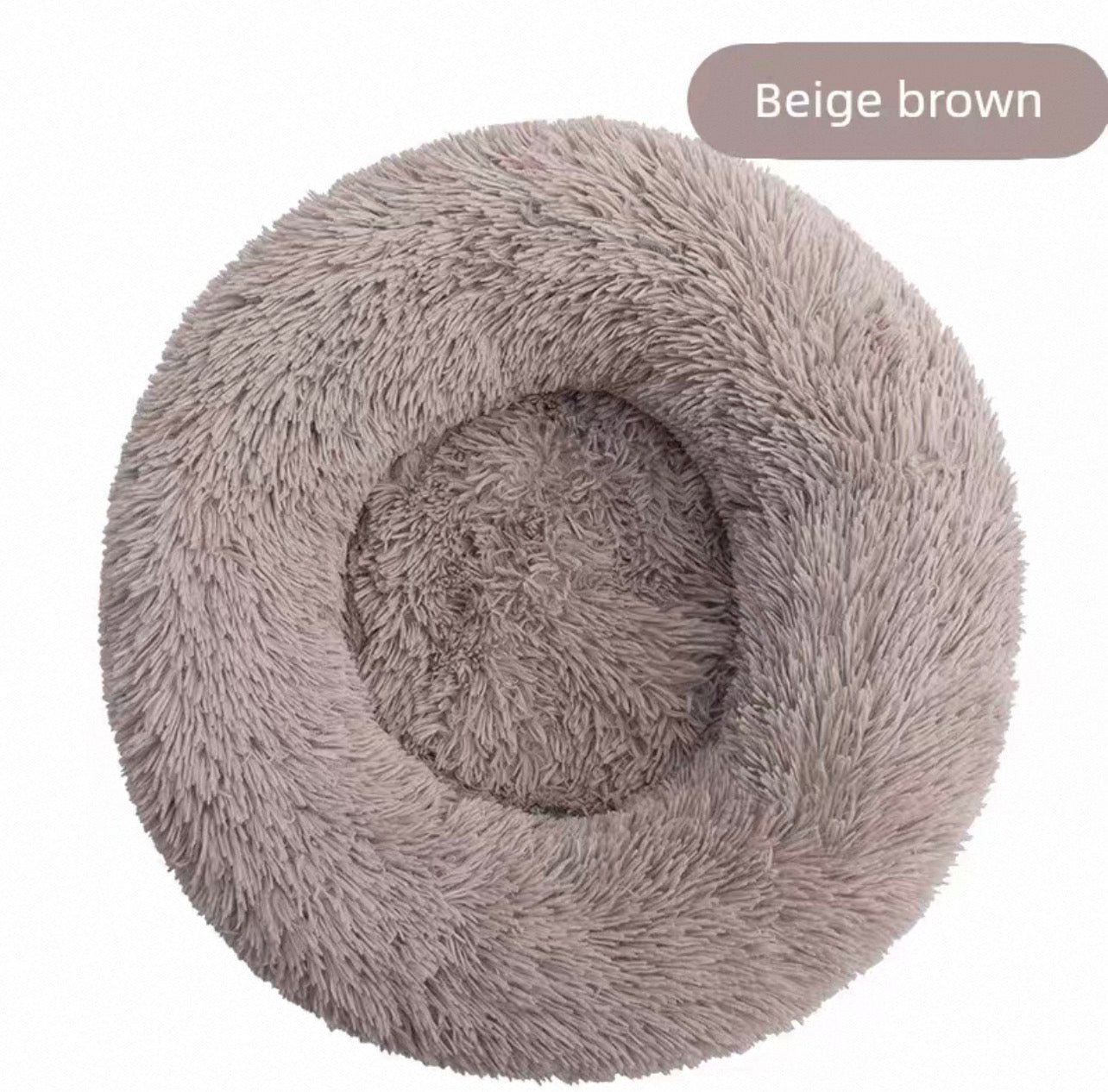 Cama acolchonada redonda para mascotas 60cm