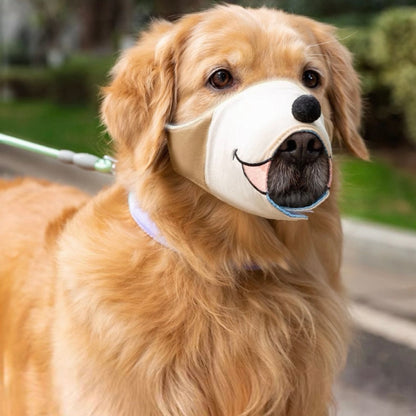 Bozal de tela con diseño para perros