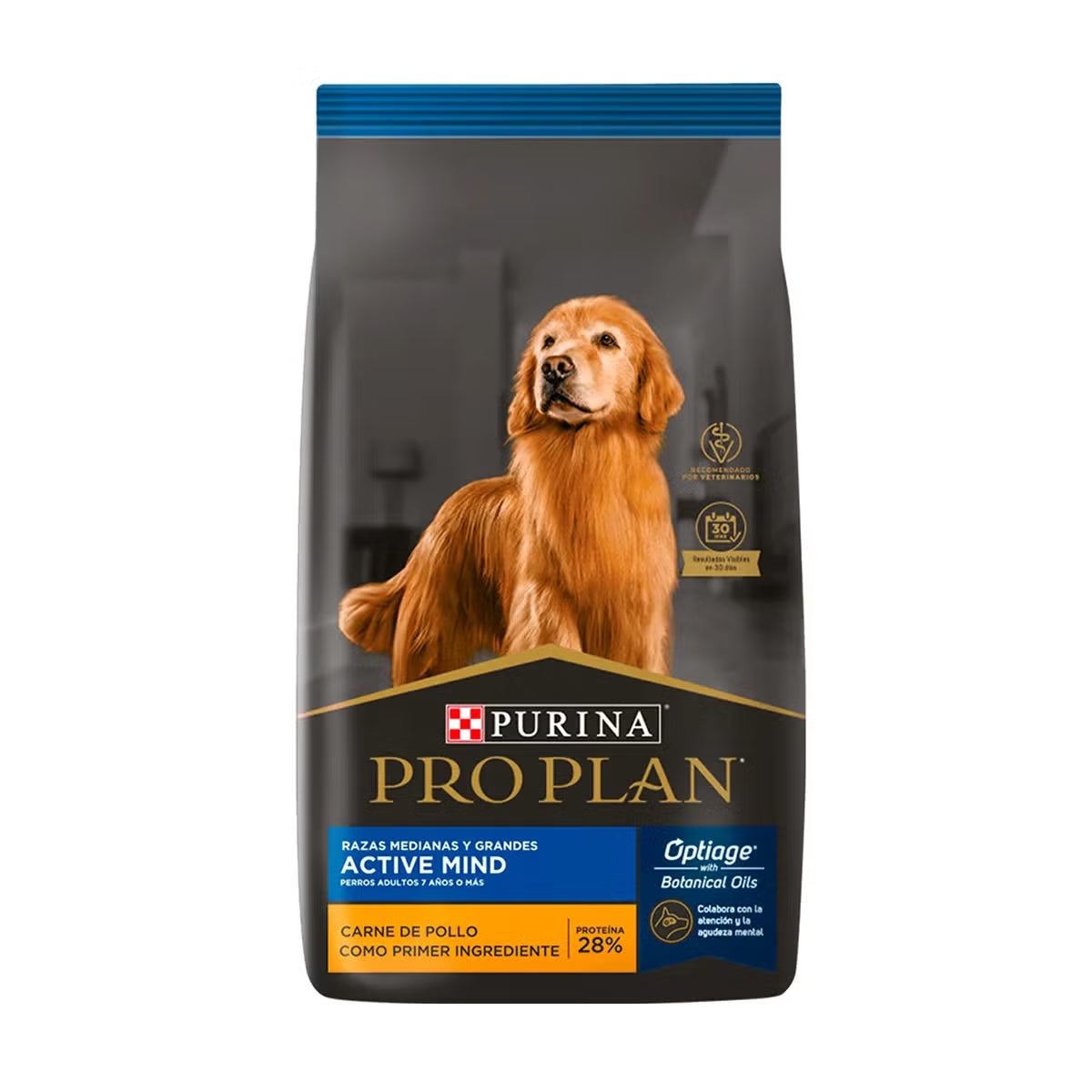 Comida para Perro Purina: Pro Plan, Active Mind 7+ Razas Medianas y Grandes 3KG