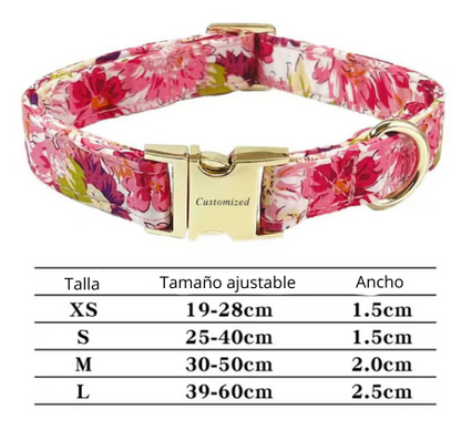 Collar estampado para hembras