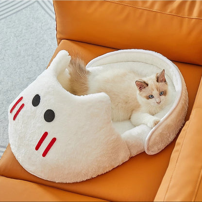 Cama estilo zapato para mascotas (L: 60x36x26cm)