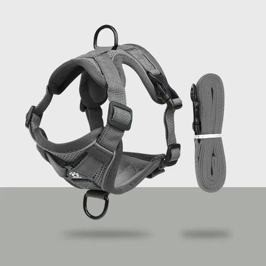 Pechera ajustable para perros pequeños de malla reflectante