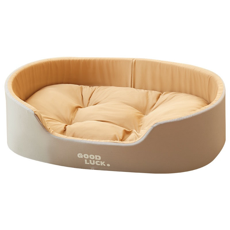 Cama para perros ligera grande gris