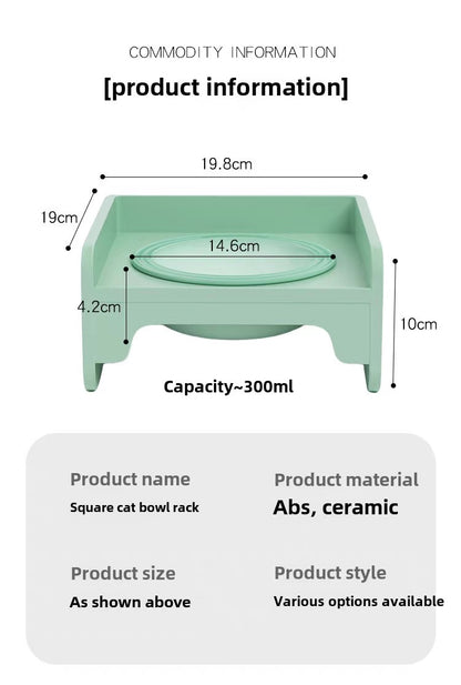 Plato de Ceramica  con base desmontable plastica  (Variedad de colores)