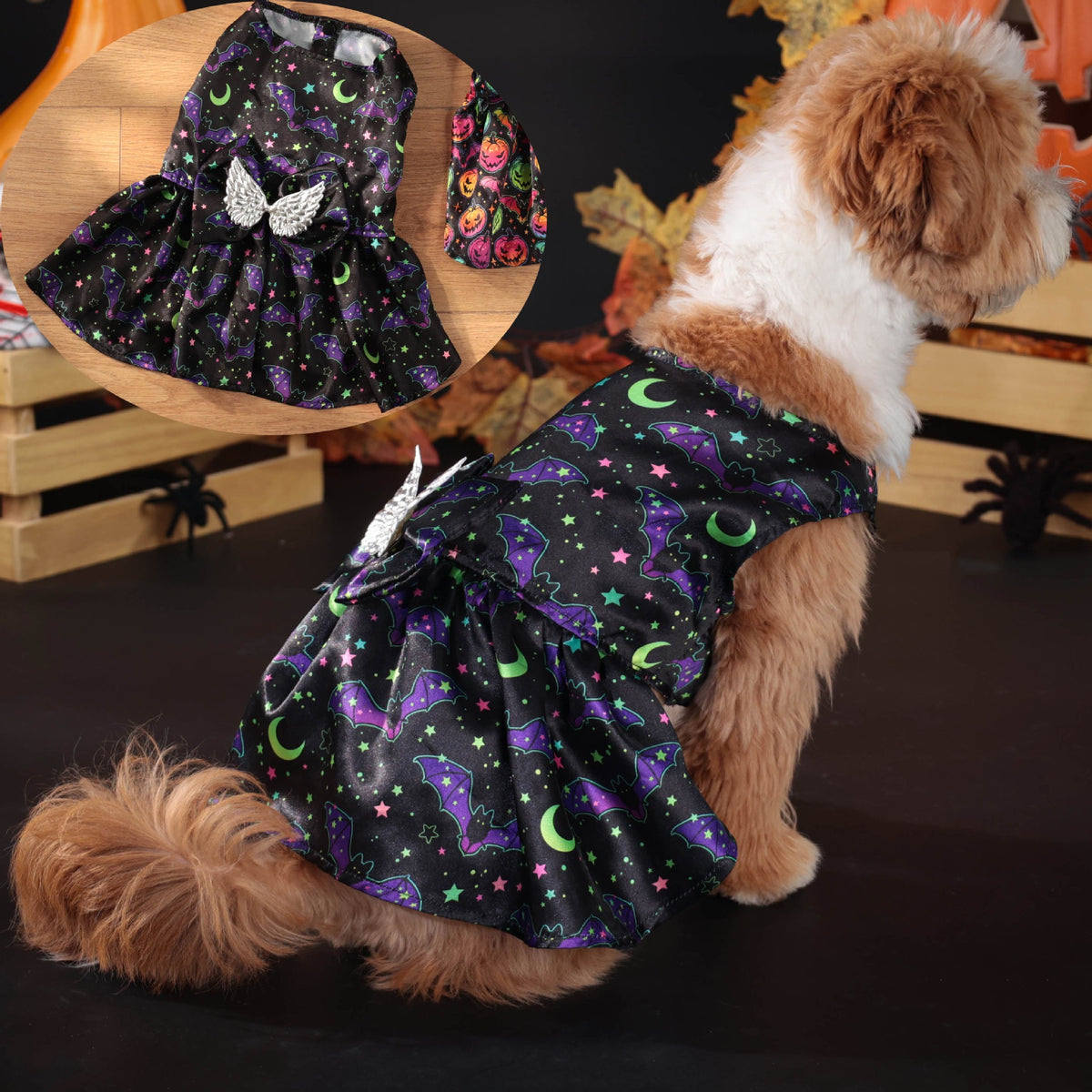 Vestido de halloween para mascotas #5 y #6