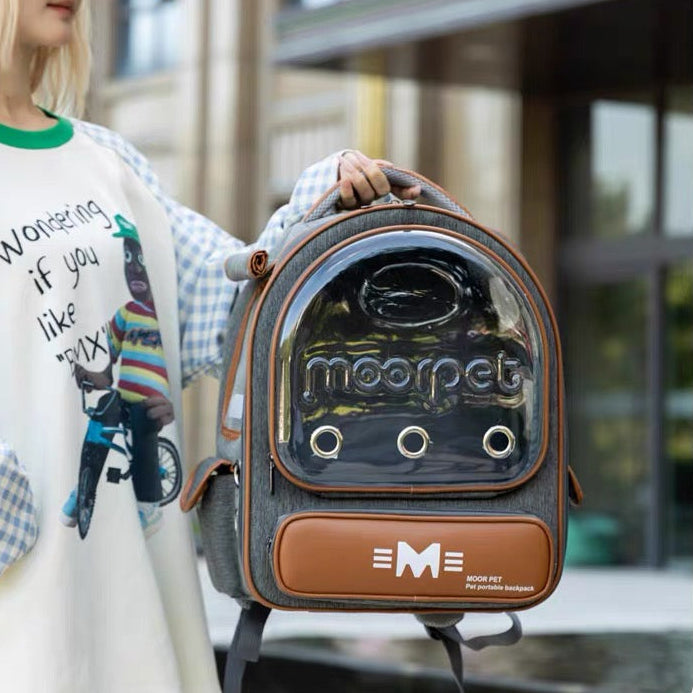 Mochila transportadora para mascotas