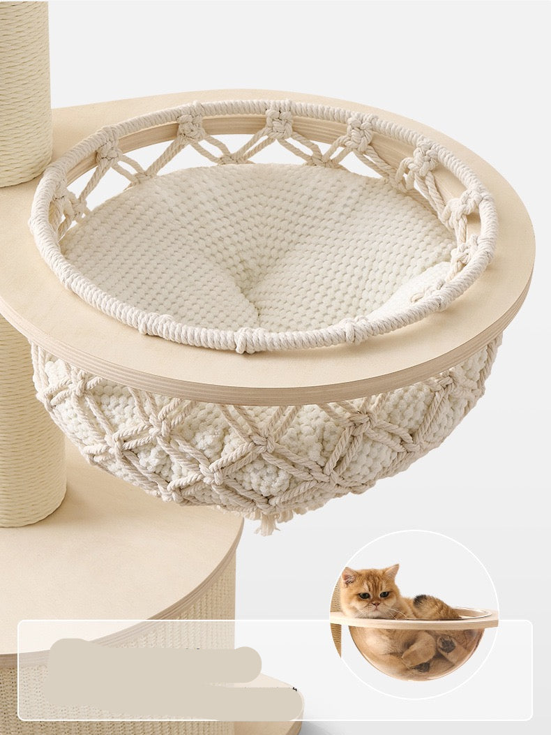 Torre de gato madera maciza multicapa (MODELO TQM-2152)