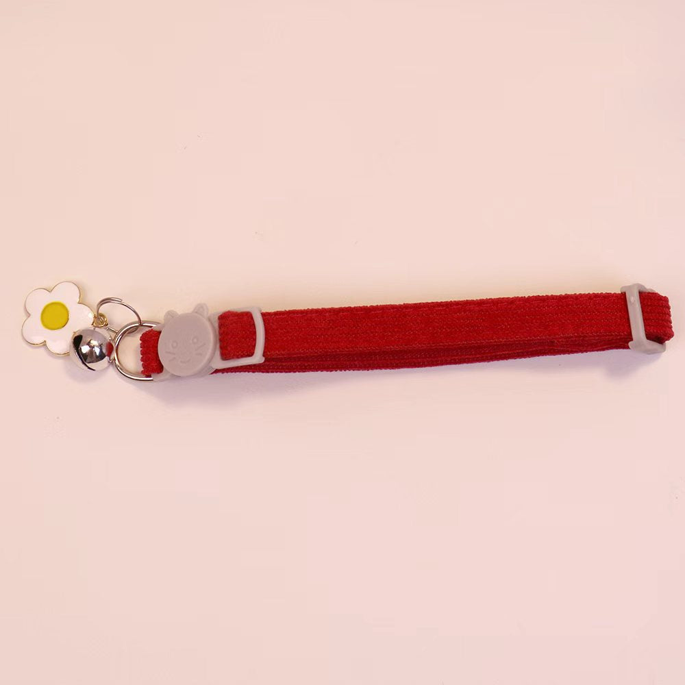 Collar para gatos con dije de flor