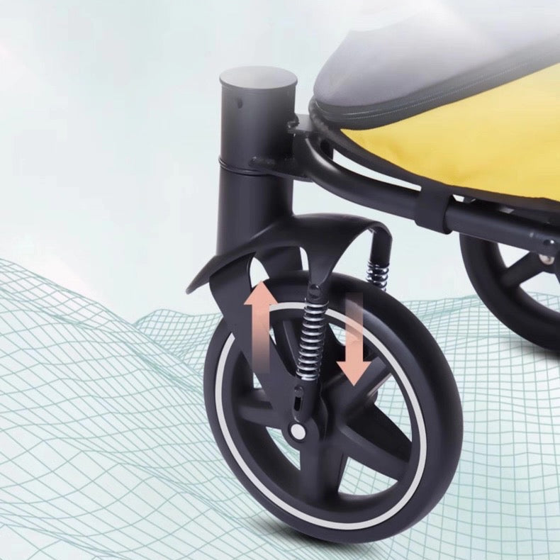 Coche plegable para mascotas grandes (Soporta hasta 60kg)