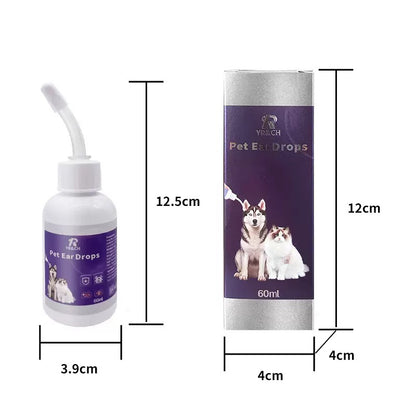 Limpiador de oído en líquido para mascotas 60ml