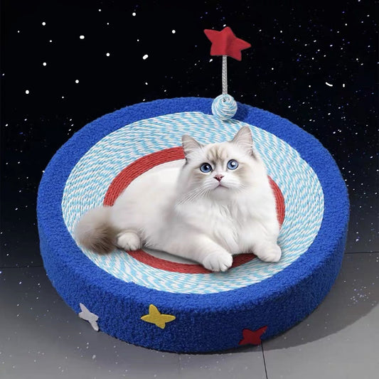 Rascador de cuerda para gatos espacial (Redondo y Ovalado)