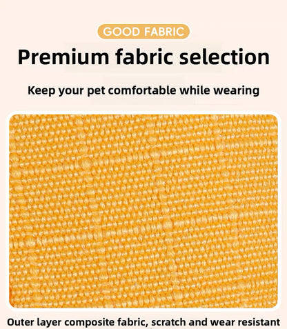 Pechera de peluche de lazo para razas pequeñas